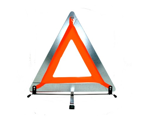 Знак аварийной остановки с оракалом на металлической ножке СТ