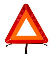 Знак аварийной остановки ГОСТ с оракалом на металлической ножке