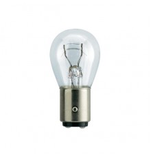 Лампа накаливания 2-контактная P21/5W (BAY15d), 12v, 21/5w, +30% ( УП. 10 ШТ ) 